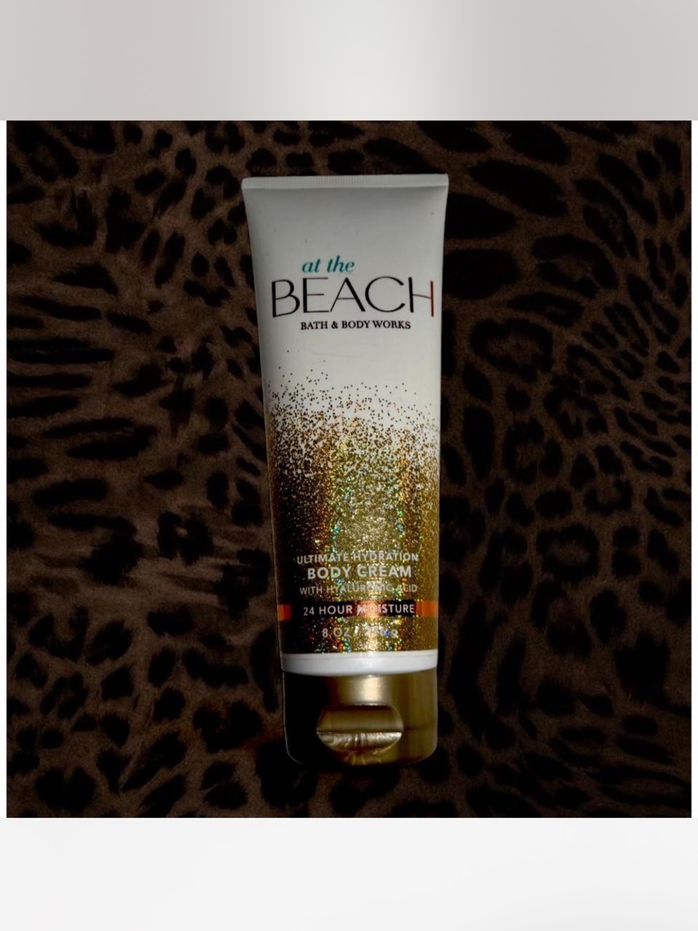 Bath & Body Works At The Beach Body Cream - White & Gold Tube